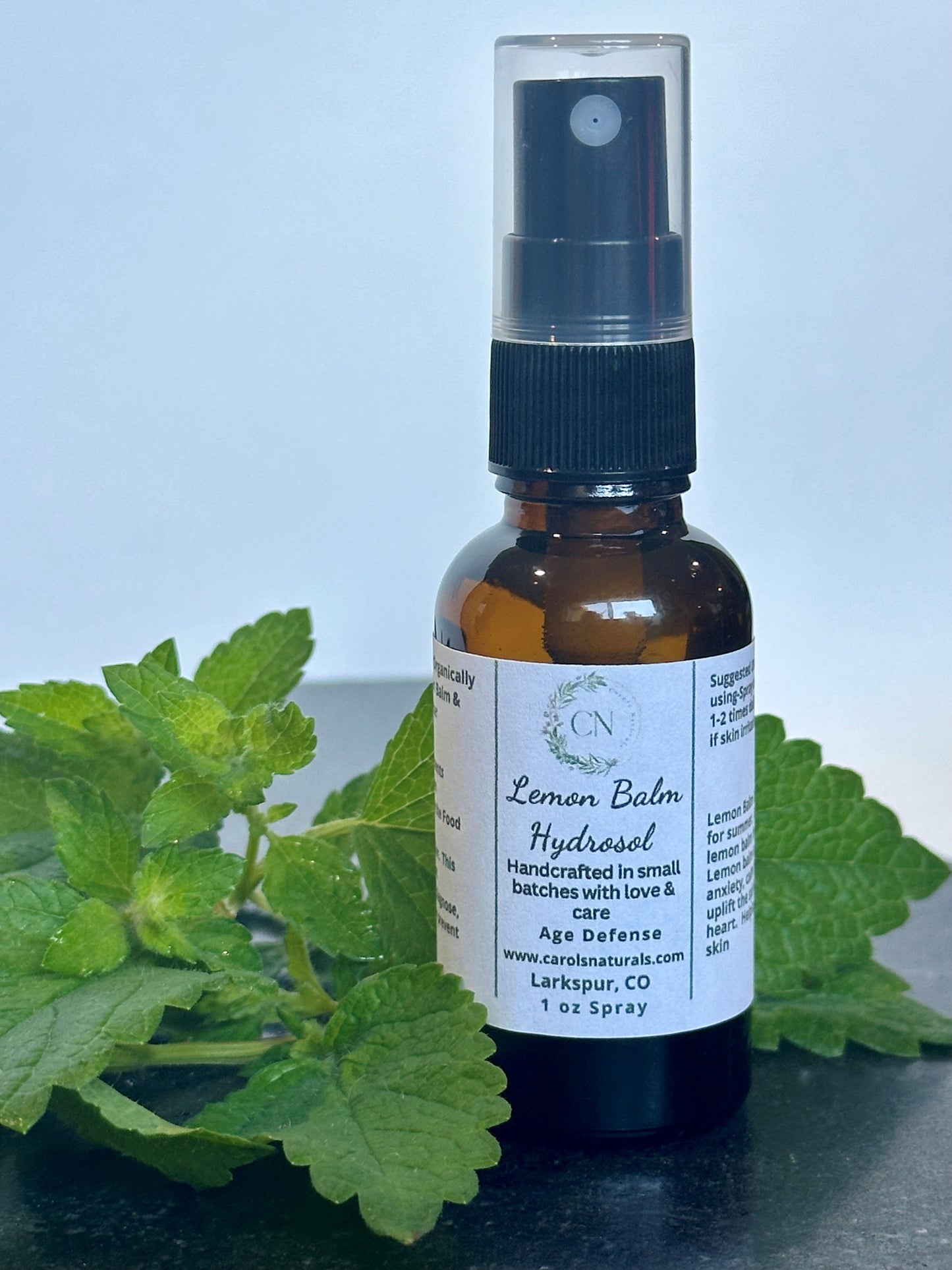 Lemon Balm Hydrosol Spray