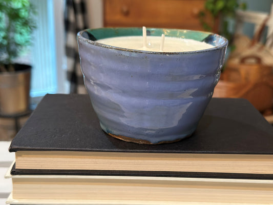 Relax Vintage Pottery Candle