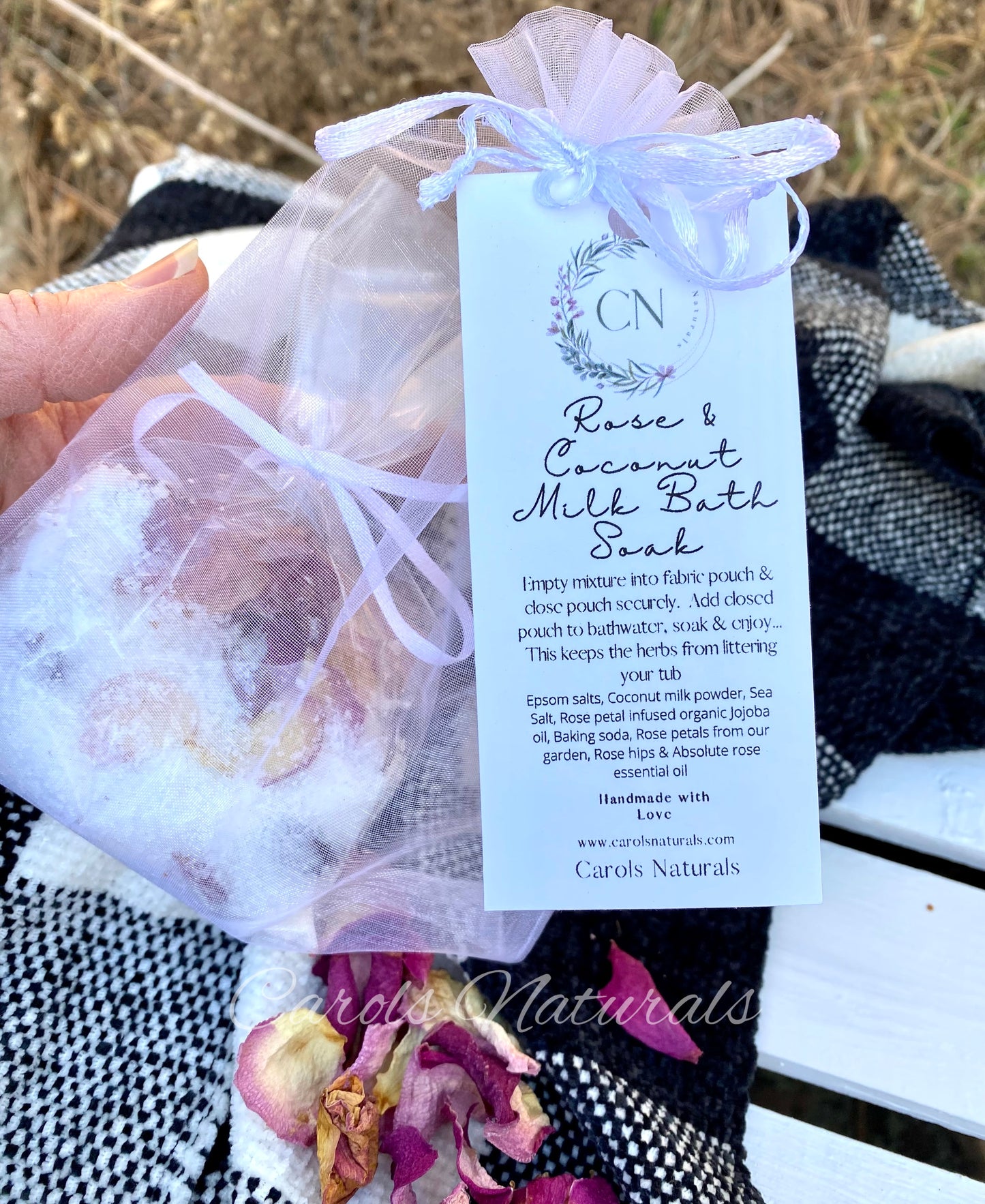 Rose & Coconut Milk Bath Soak